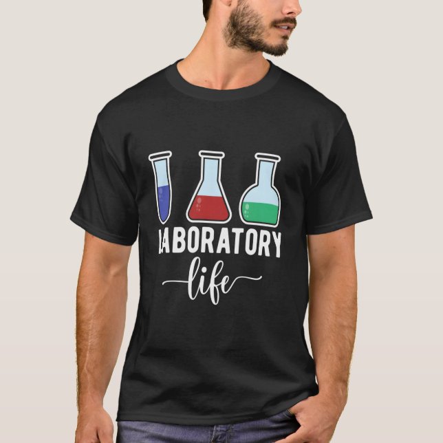 Camiseta Técnico de Laboratorio Técnico de Vida Laboratorio (Anverso)