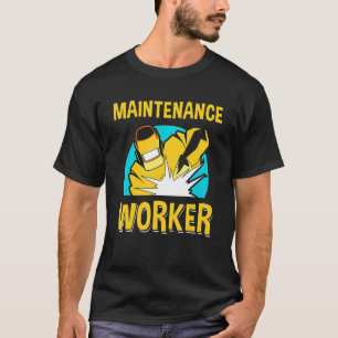 Camiseta Técnico de mantenimiento de trabajo de trabajador