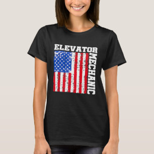 Camiseta Técnico de mantenimiento mecánico de elevador Insp