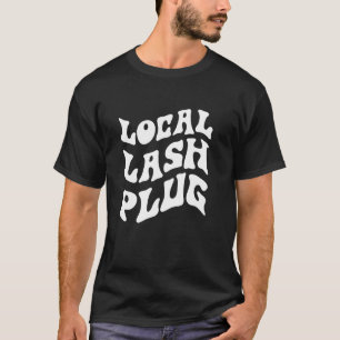 Camiseta Técnico de Pestañas Artista de Pestañas Plug de Pe