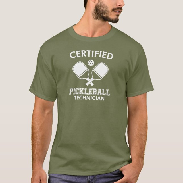 Camiseta Técnico de Pickleball Certificado (Anverso)