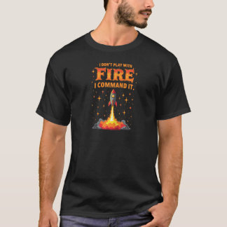 Camiseta Técnico de pirotecnia, experto especial en fuegos 