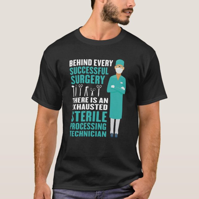 Camiseta Técnico de Procesamiento Estéreo Médico Agotado (Anverso)