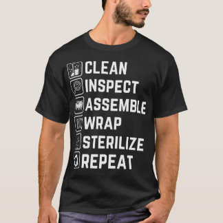 Camiseta Técnico de procesamiento estéril