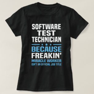 Camiseta Técnico de pruebas de software