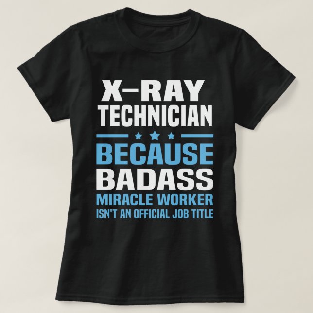 Camiseta Técnico de rayos X (Diseño del anverso)