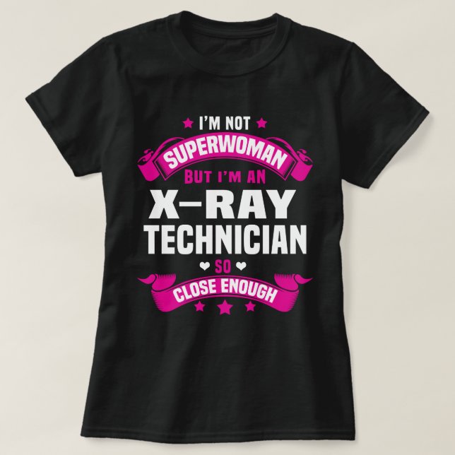 Camiseta Técnico de rayos X (Diseño del anverso)