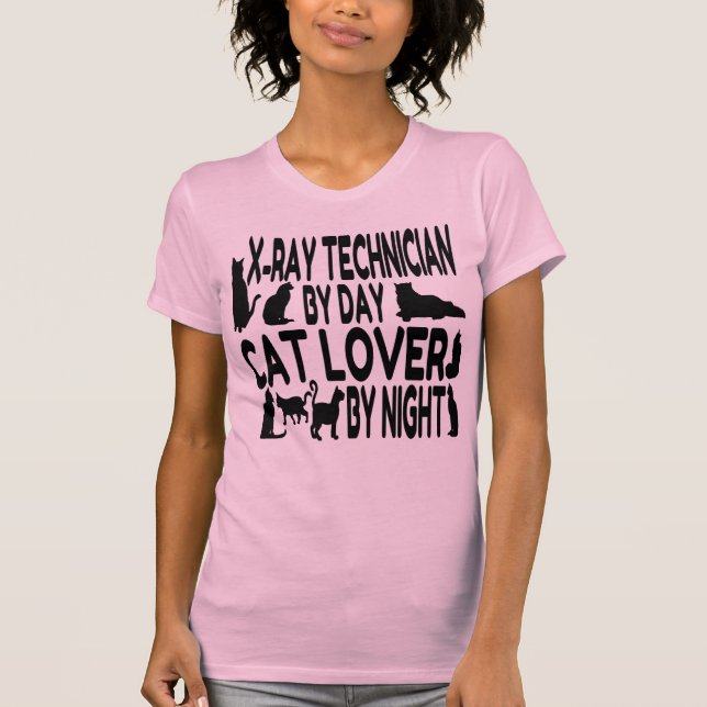 Camiseta Técnico de rayos X de Cat Lover (Anverso)