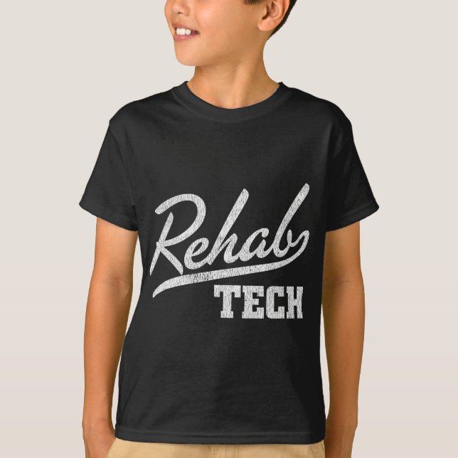 Camiseta Técnico de rehabilitación obsequio Rehab Tech (Anverso)