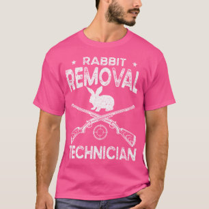 Camiseta Técnico de remoción de conejo Funny Caza de Conejo