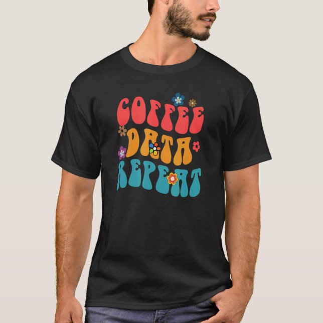 Camiseta Técnico de Repetición de Datos de Café Psicología (Anverso)