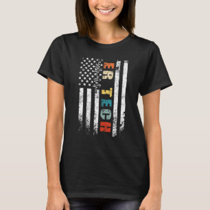 Camiseta Técnico de Sala de Urgencias Us Flag Er Técnico