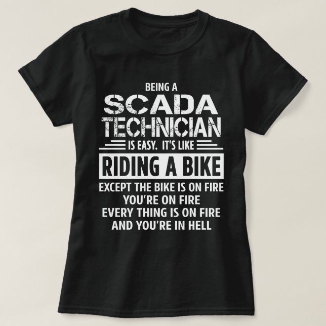 Camiseta Técnico de SCADA (Diseño del anverso)