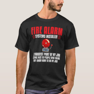Camiseta Técnico de sistemas de instalación de alarma de in