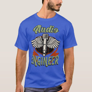 Camiseta Técnico de sonido de ingeniero de audio
