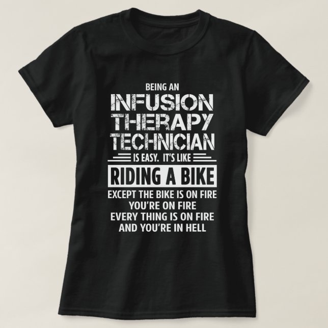 Camiseta Técnico de Terapia de Infusión (Diseño del anverso)