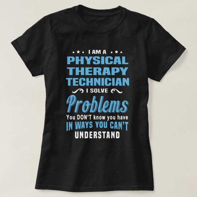 Camiseta Técnico de Terapia Física (Diseño del anverso)