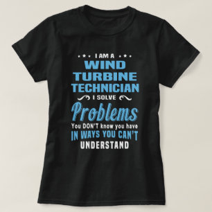 Camiseta Técnico de Turbina de Viento