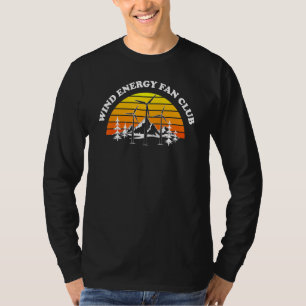 Camiseta Técnico de Turbina del Ventilador de la Energía