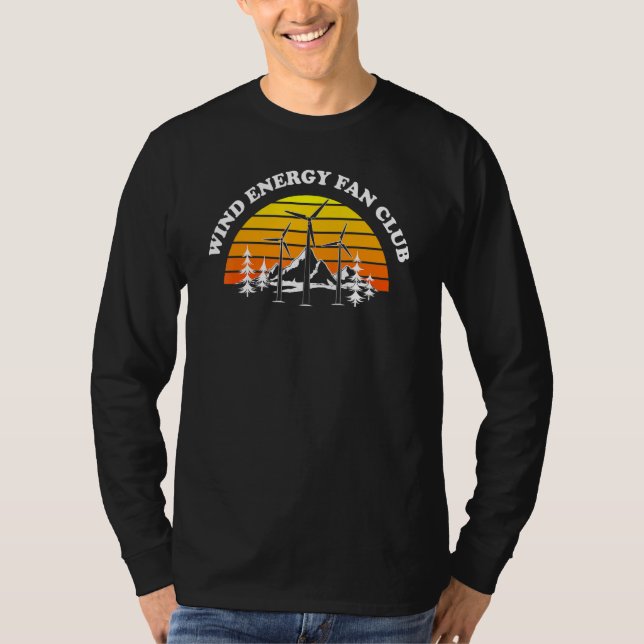 Camiseta Técnico de Turbina del Ventilador de la Energía (Anverso)