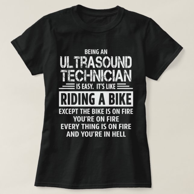Camiseta Técnico de ultrasonido (Diseño del anverso)
