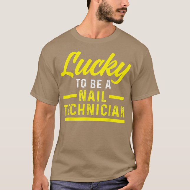 Camiseta Técnico de uñas artista de tecnología de uñas afor (Anverso)