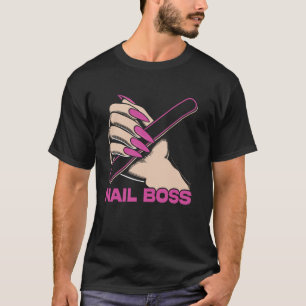 Camiseta Técnico de uñas cita uniforme de trabajo esmalte d