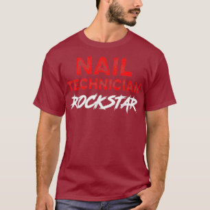 Camiseta Técnico de uñas Estrella Nail Artista Manicurista