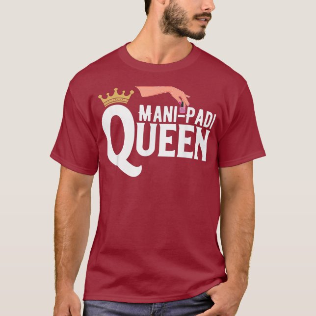 Camiseta Técnico de uñas Mani Pedi Reina Artista (Anverso)
