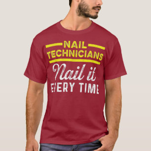 Camiseta Técnico de uñas Time Artista Nail Tech Manicurista