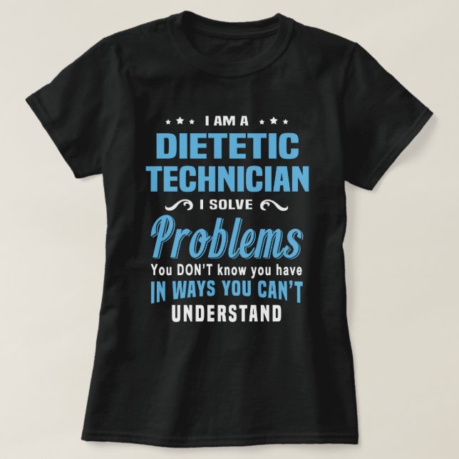 Camiseta Técnico dietético (Diseño del anverso)