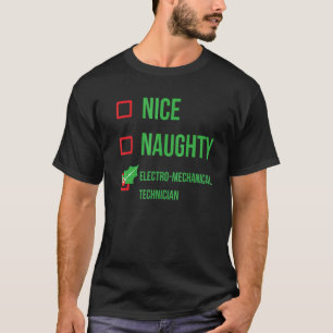 Camiseta Técnico electromecánico de garaje divertido pijama