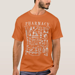 Camiseta Técnico Farmacéutico Herramientas Farmacéuticas Pa
