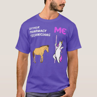 Camiseta Técnico Farmacéutico Unicorn amp Horse Design 1