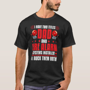 Camiseta Técnico Instalador de Sistemas de Alarma de Incend