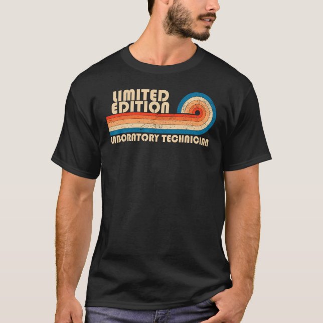Camiseta TÉCNICO LABORATORIO Funny Job Title Profession B (Anverso)