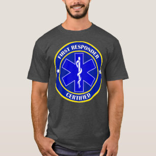 CAMISETA TÉCNICO MÉDICO DE EMERGENCIA CERTIFICADO PRIMERO