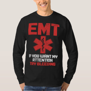 Camiseta Técnico médico de emergencia paramédico EMS