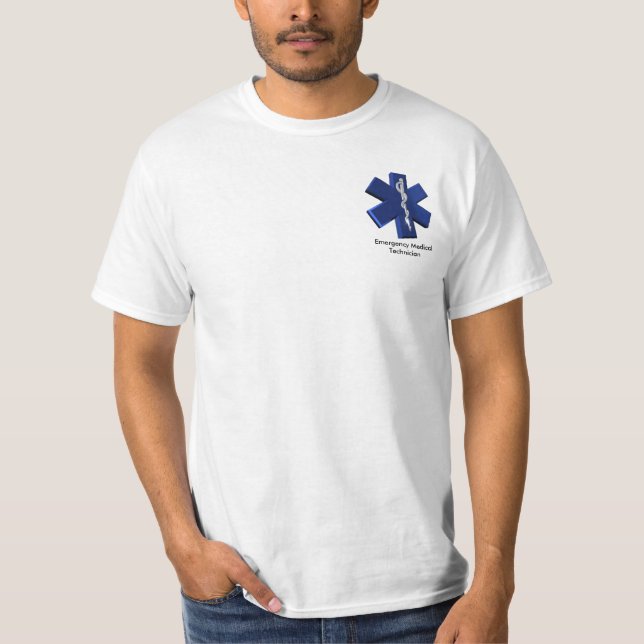 Camiseta técnico médico de la emergencia 3D (Anverso)