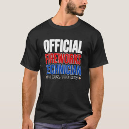 Camiseta técnico oficial de fuegos artificiales: si yo corr