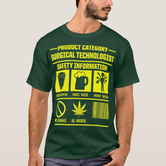 Camiseta Técnico quirúrgico USA Scrub Tech (Anverso)