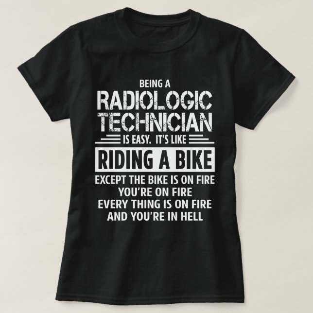 Camiseta Técnico Radiológico (Diseño del anverso)