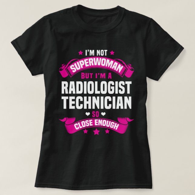 Camiseta Técnico Radiólogo (Diseño del anverso)