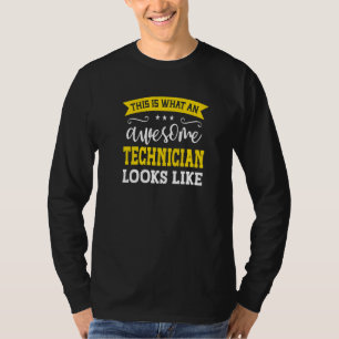 Camiseta Técnico Título del trabajo Empleado Divertido Trab