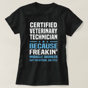 Camiseta Técnico Veterinario Certificado