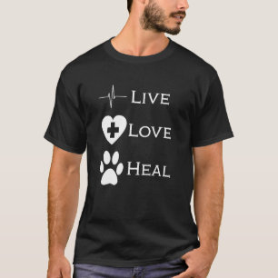 Camiseta Técnico veterinario de rescate de animales  Vive A