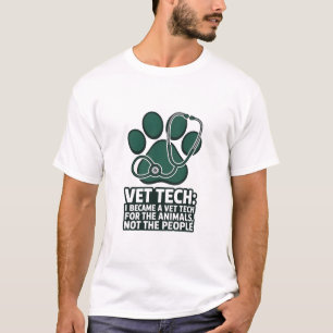Camiseta Técnico Veterinario Divertido Para Los Animales No
