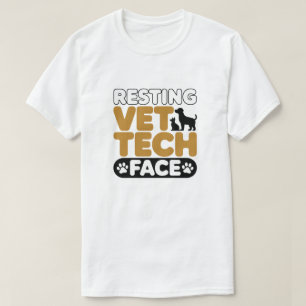 Camiseta Técnico Veterinario Estético Gatos Perros Pata