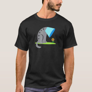Camiseta Técnico Veterinario Vet Cat Cone Te