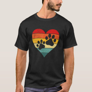 Camiseta Técnico veterinario veterinario estampado de pata